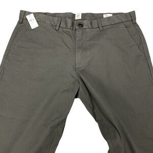 Gap Pants Chino Straight Leg Pants Mens 38x30 Gray NWT